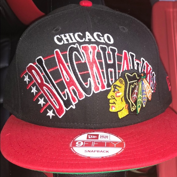 new era blackhawks hat
